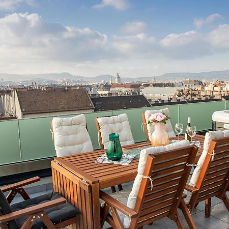 Centropolitan Penthouse #Jacuzzi #Freeparking Apartment Budapest Luaran gambar