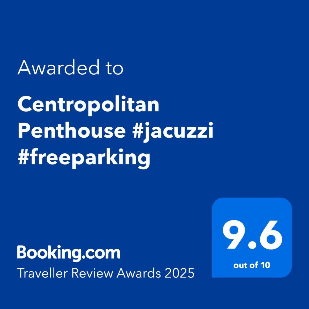 Centropolitan Penthouse #Jacuzzi #Freeparking Apartment Budapest Luaran gambar